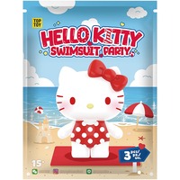 TOPTOY 萌粒HelloKitty泳衣派对盲袋夏日彩虹糖二代三丽鸥盲盒礼物 单袋3个装