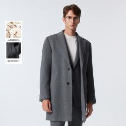 SCOFIELD 男士儒雅挺括中长款外套毛呢大衣外套上衣男秋款