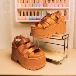 UGG 炫金系列 女士厚底绑带休闲凉鞋 1167431