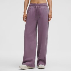 lululemon Scuba 女士中腰阔腿运动裤*拉绒*亚洲版型丨lululemon丨LW5GX8A