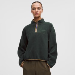 lululemon Tumbled 女士运动抓绒半拉链外套丨lululemon丨LW3JD0S
