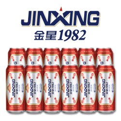 金星 啤酒1982经典500ml*12罐原浆10度整箱批发