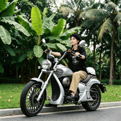 宗申 Yomi 自动挡巡航摩托车 交响白 2026款