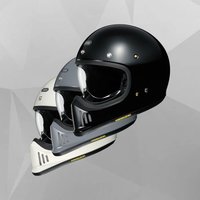 SHOEI 日本直邮SHOEIEX-ZERO复古头盔 摩托机车安全头盔帽复古哈雷风 如有淘金币可再减160
