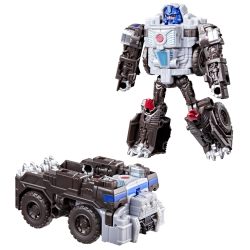 Transformers 【破价】Transformers Cyberworld Optimus Primal Cyber Changers 可动公仔(10 厘米),快速更换卡车模式,6 岁以上男孩和女孩的机器人玩具