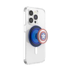 泡泡骚 【破价】PopSockets 迪士尼美国队长手机支架 指环扣 防掉落伸缩气囊支架 无线充电和MagSafe磁吸兼容 PC材质