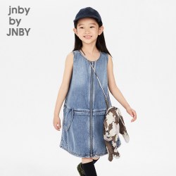 jnby by JNBY 【季末折扣】江南布衣童装牛仔无袖连衣裙26夏女童jnbybyjnby