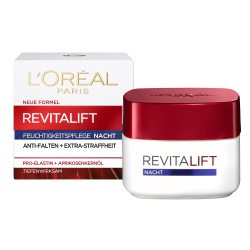 L'oreal L'Oréal Paris 巴黎欧莱雅 Revitalift 锁龄紧致抗皱晚霜 含弹性蛋白和杏仁油, 50ml
