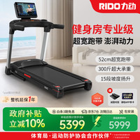 力动（RIDO） 跑步机 家用减震室内走步机健身器材高端智能电动坡度健身房 TT30蓝屏版