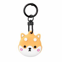 众祥鑫 小柴犬 AirTag 防丢定位器 全球定位 钥匙扣