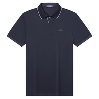梦特娇 长绒棉凉感 藏青 3XL/56 男士POLO衫