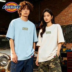 Dickies 帝酷适宽松背后字母印花休闲短袖T恤男女情侣美式风格YHJ
