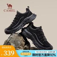 骆驼 2026男女同款秋季防撞缓震抓地耐磨山系户外徒步鞋 G16A342020 黑色 男 40