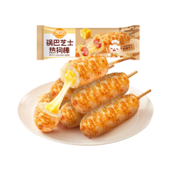 林饱饱 锅巴芝士热狗棒80g*1袋