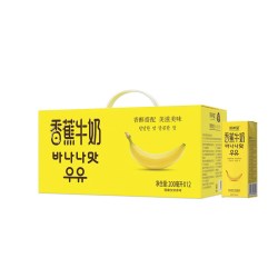 新希望 风味牛奶 200ml*12盒 香蕉芋泥牛乳