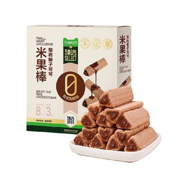 88VIP：天猫超市 熔岩榛子可可米果棒 200g 膨化食品