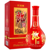 郎酒 红花郎 红十 第四代 53%vol 酱香型白酒 500ml 单瓶装