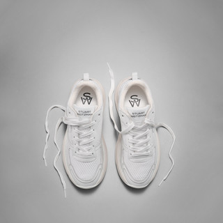 STUART WEITZMAN SW TRAINER 拼接复古厚底老爹鞋