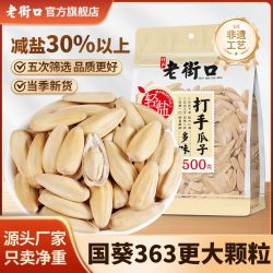 老街口 打手瓜子500gx4袋脱皮多味古法白葵花籽零食坚果炒货厂家