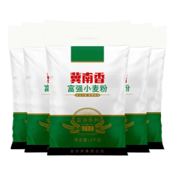 冀南香 金沙河冀南香富强小麦粉5kg*5袋