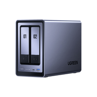 绿联 DXP2800GT 万兆网口 8GB+双盘位 NAS网络存储