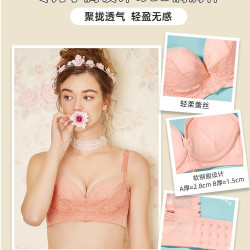 夏娃秘语 蕾丝性感内衣女春夏薄款少女聚拢侧收文胸女聚拢型胸罩