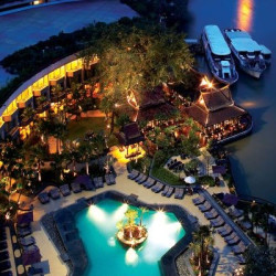 曼谷香格里拉大酒店(Shangri-La Bangkok) 曼谷翼曼谷河景双床房2晚(连住)