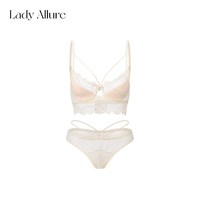 LADYALLURE 边界系列美胸蕾丝聚拢内衣套装