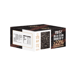 煌记 黑谷芝麻薄脆饼干330g*1箱