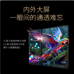 摩托罗拉 联想moto razr fold 第7代星轨架构 8.1英寸无偏振超大屏16+1T