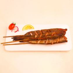 荷裕食品 荷兰香辣鳕鱼烤串 820g10条 冷冻鱼类