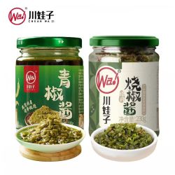 川娃子 青椒酱230g*1瓶+招牌烧椒酱230g*1瓶