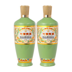 竹叶青 汾酒荣耀 53度清香型白酒 500mL*2瓶