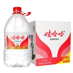 娃哈哈 纯净水 4.5L*4桶