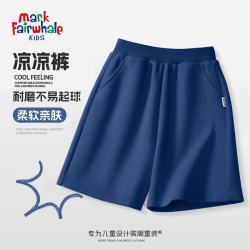 马克华菲 儿童纯棉休闲短裤