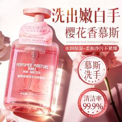 泡泡慕斯香氛洗手液家用按压瓶装持久留香温和亲肤清洁呵护双手 泡沫慕斯洗手液400ml*2瓶