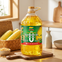 金龙鱼 零反鲜榨玉米香玉米胚芽油 5.43L 非转基因 家用炒菜烘焙植物油