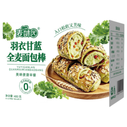 麦酥园 羽衣甘蓝全麦面包棒 480g