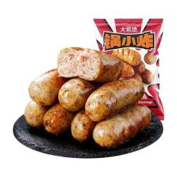 大希地 真肉肠≥85%肉含量：脆皮醇香烤肠 黑椒味 500g