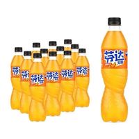 百亿补贴：可口可乐 无糖零卡芬达零卡 500ml*12瓶 碳酸汽水饮料