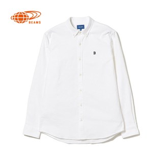 BEAMS 116595XN 合身牛津纺长袖衬衫 男