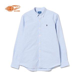 BEAMS 116595XN 合身长袖牛津衬衫 男装