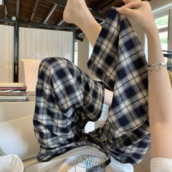 来趣鳳超长阔腿裤女夏季棉绸长裤薄款垂感显瘦拖地休闲裤度假风长