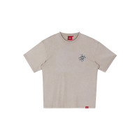 Dickies 重磅背后趣味LOGO印花短袖T恤 美式复古男女同款 DK0A87MJ 卡其色