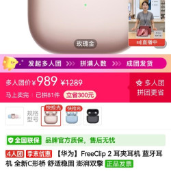 华为freeclip2