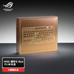 ROG 魔导士Ace 75HE V2X磁轴DOTA联名版礼盒 有线游戏键盘 磁轴键盘 六层消音结构HFX  情人节送礼男女