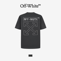 OFF-WHITE 短袖T恤男女情侣同款重磅纯棉亲肤字母LOGO箭头刺绣宽松休闲上衣
