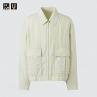 优衣库 休闲短茄克优衣库男装女装合作款/外套夹克483835