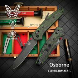 BENCHMADE 班奇梅德蝴蝶 美国原装进口折刀户外便携940系列 CU940-BW-MAG