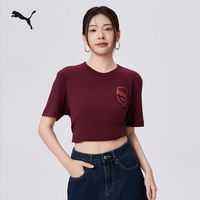 PUMA 美式复古纯棉宽松短袖运动T恤男女PUMA彪马官方新款夏季休闲上衣